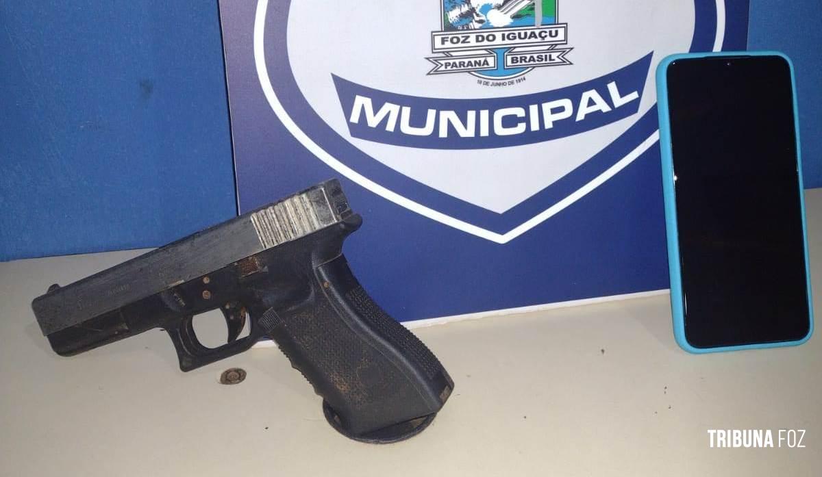 Guarda Municipal prende ladrão de farmácia em flagrante Guarda Municipal prende ladrão de farmácia em flagrante