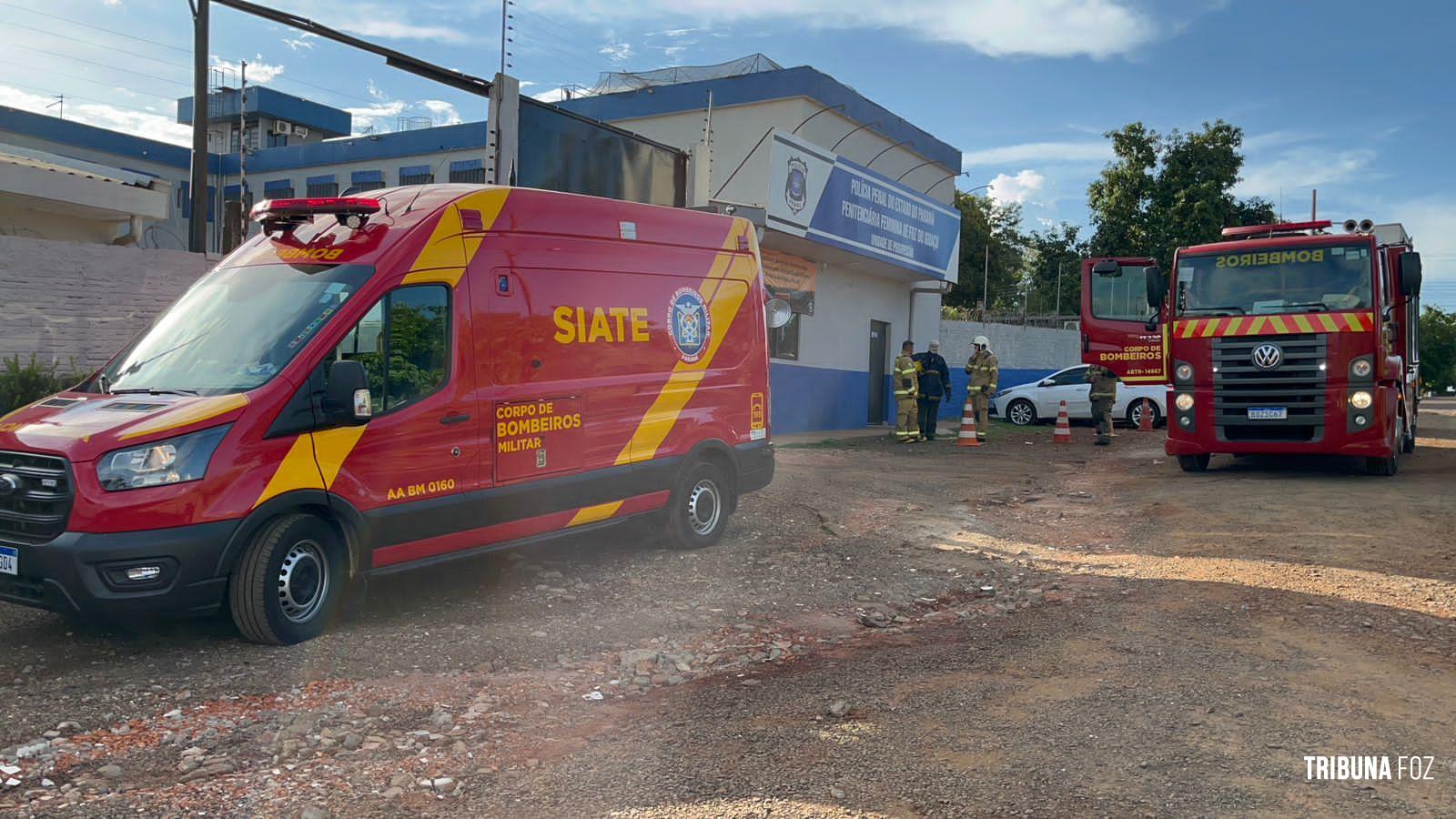 Incêndio na Penitenciária Feminina de Foz do Iguaçu deixa duas detentas feridas