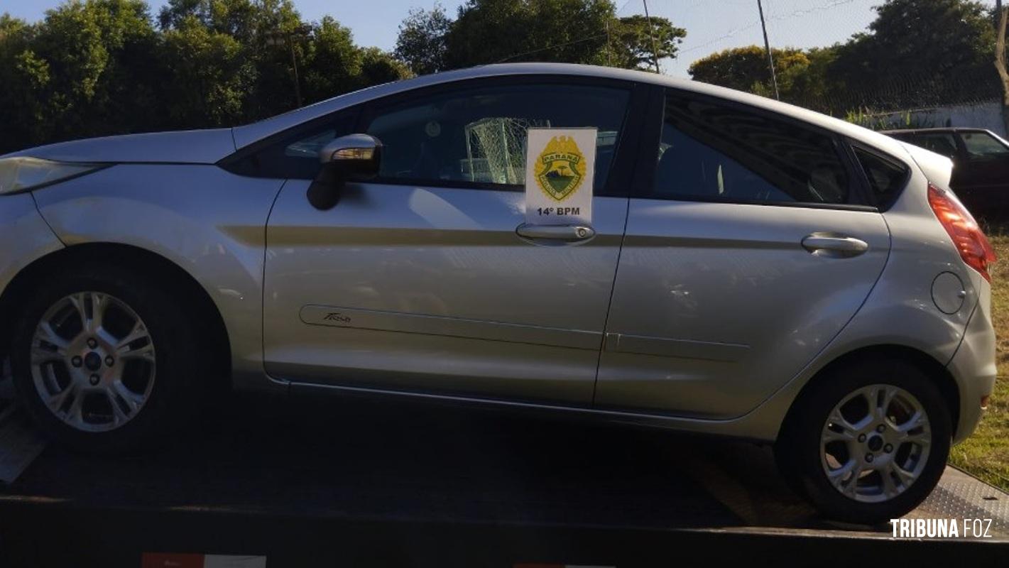 Militares da ROTAM de Foz do Iguaçu recuperam veículo roubado Militares da ROTAM de Foz do Iguaçu recuperam veículo roubado