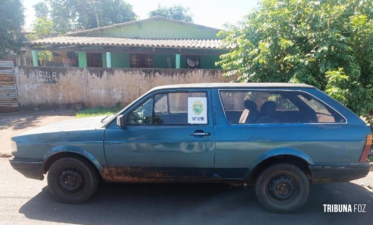 Polícia Militar recupera veículo furtado no Jardim Alice Polícia Militar recupera veículo furtado no Jardim Alice