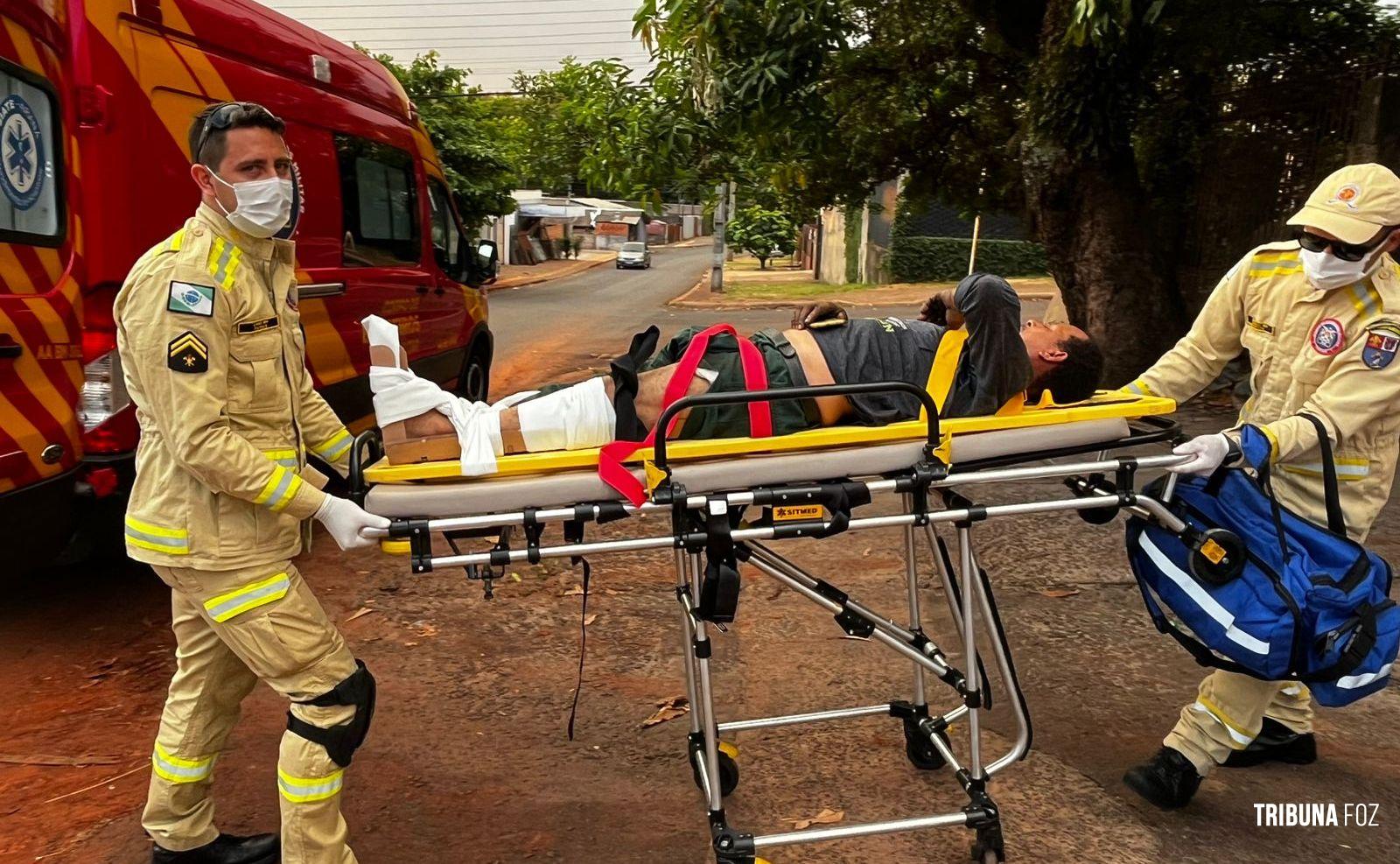 Siate é acionado após motor de veículo cair sobre um mecânico no Bairro Três Lagoas 