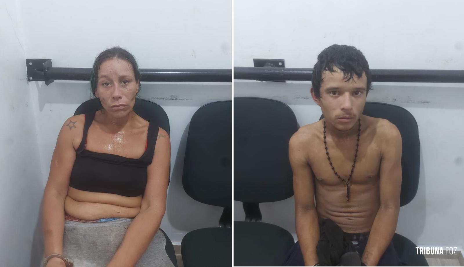 Casal é preso após tentativa de furto em casa de agente penal no bairro Portal da Foz