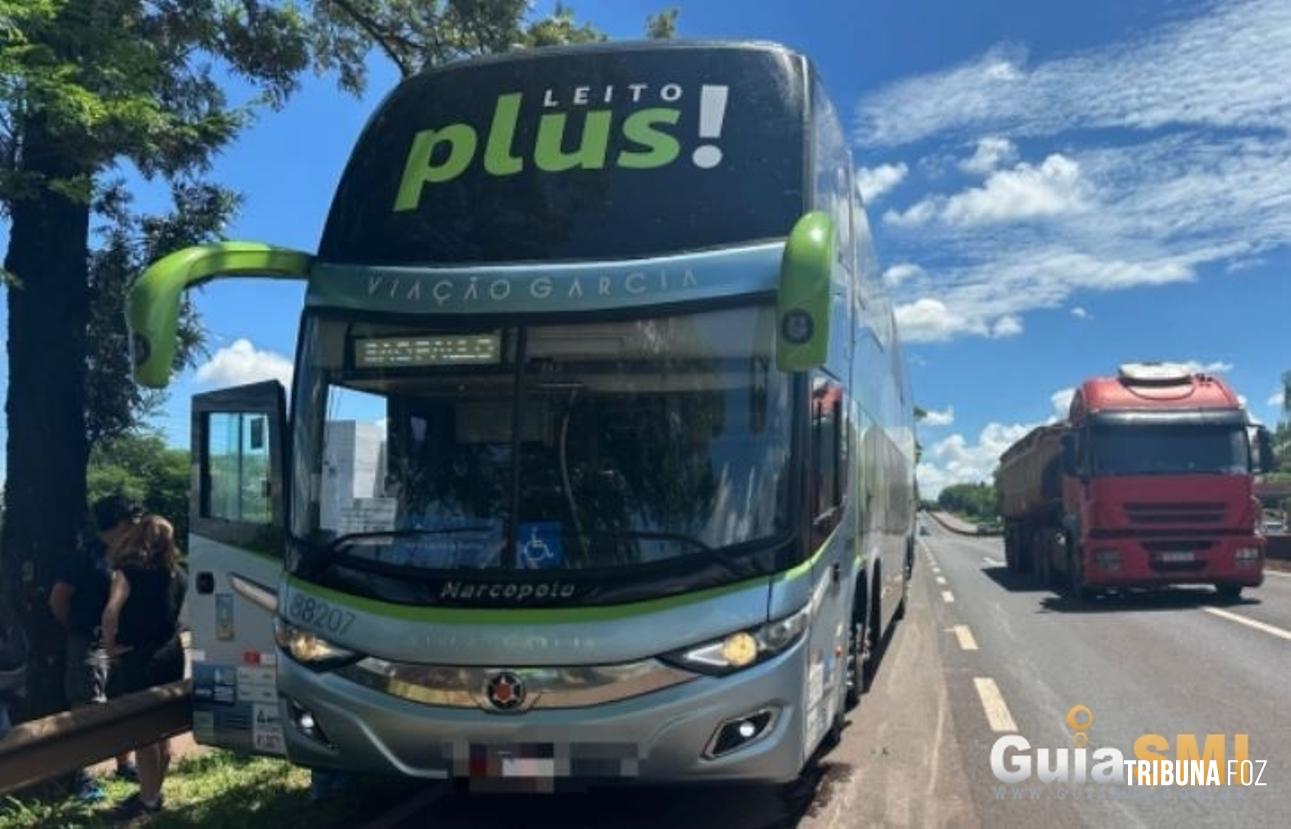 Motorista de ônibus sofre infarto durante viagem e passageiros agem rápido para salvar sua vida em São Miguel do Iguaçu