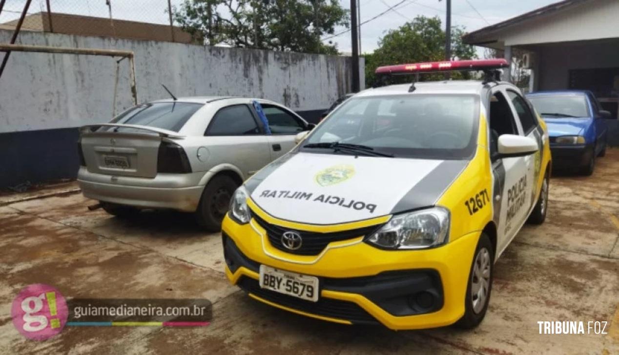 PM de Medianeira localiza e apreende veículo utilizado em assalto na BR-277 PM de Medianeira localiza e apreende veículo utilizado em assalto na BR-277