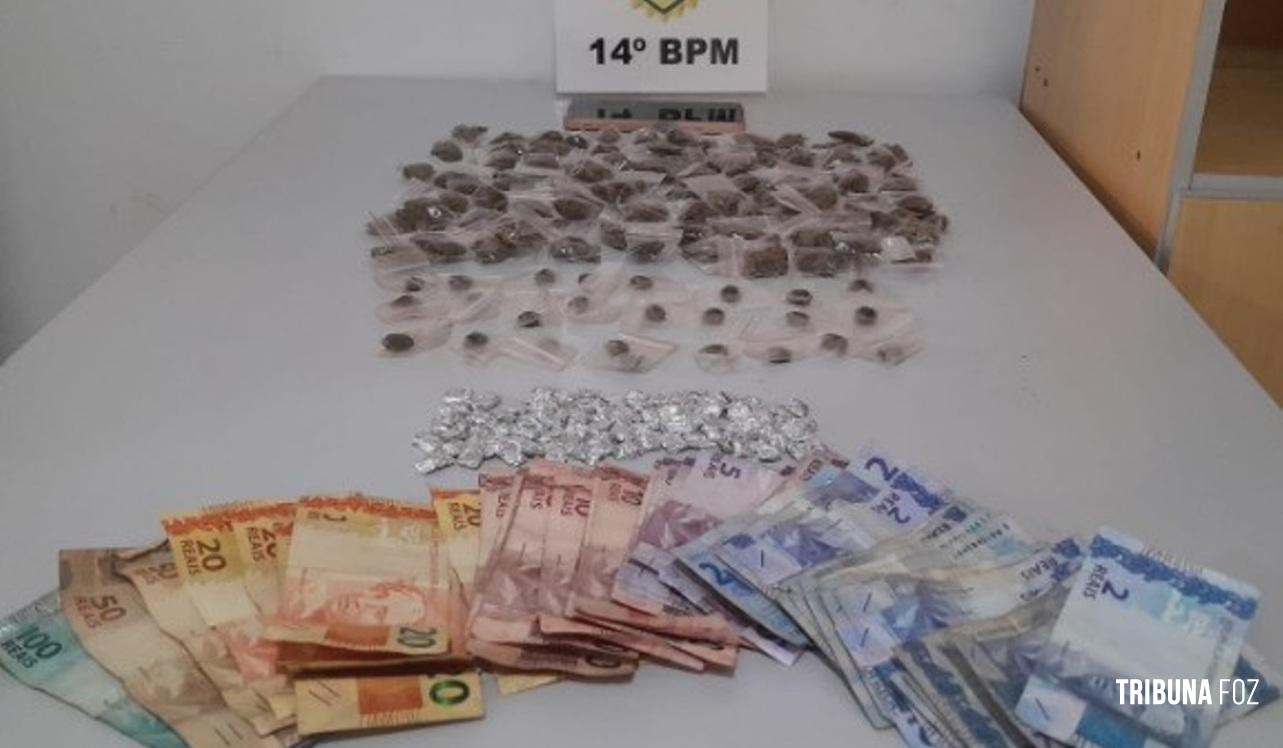 PM prende menor por trafico de drogas no Bairro Jardim São Paulo PM prende menor por trafico de drogas no Bairro Jardim São Paulo