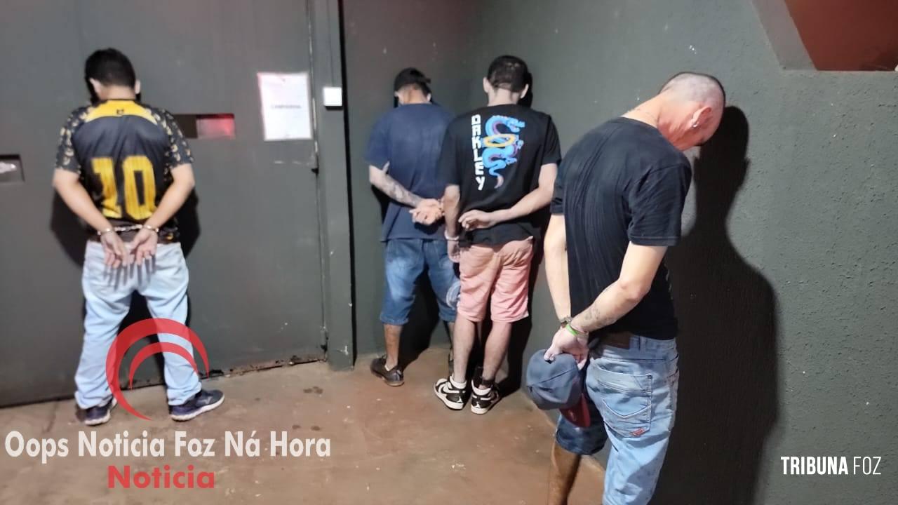 Polícia Militar frustra assalto e prende cinco pessoas na Vila Portes 