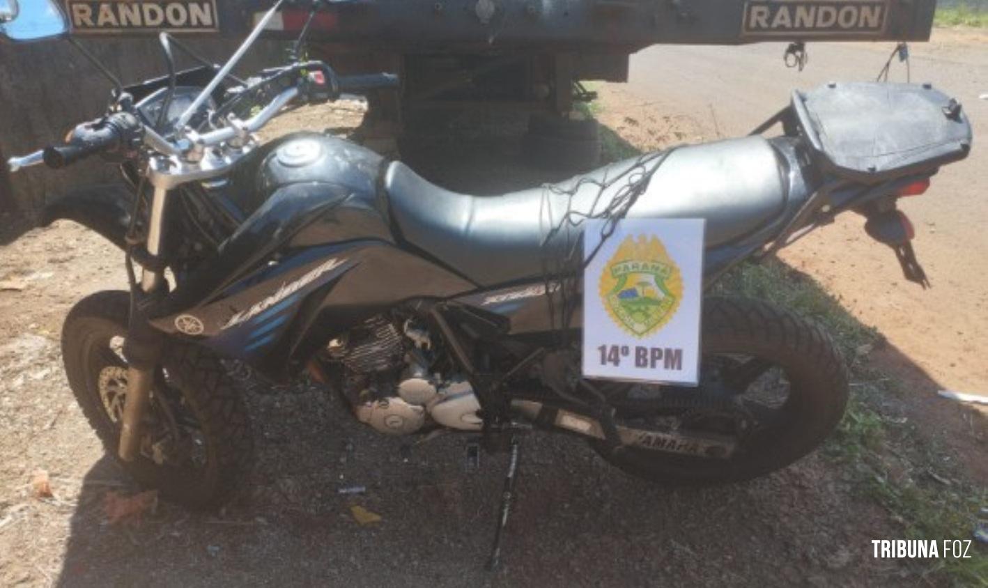 Polícia Militar recupera motocicleta furtada no Bairro Vila Borges Polícia Militar recupera motocicleta furtada no Bairro Vila Borges