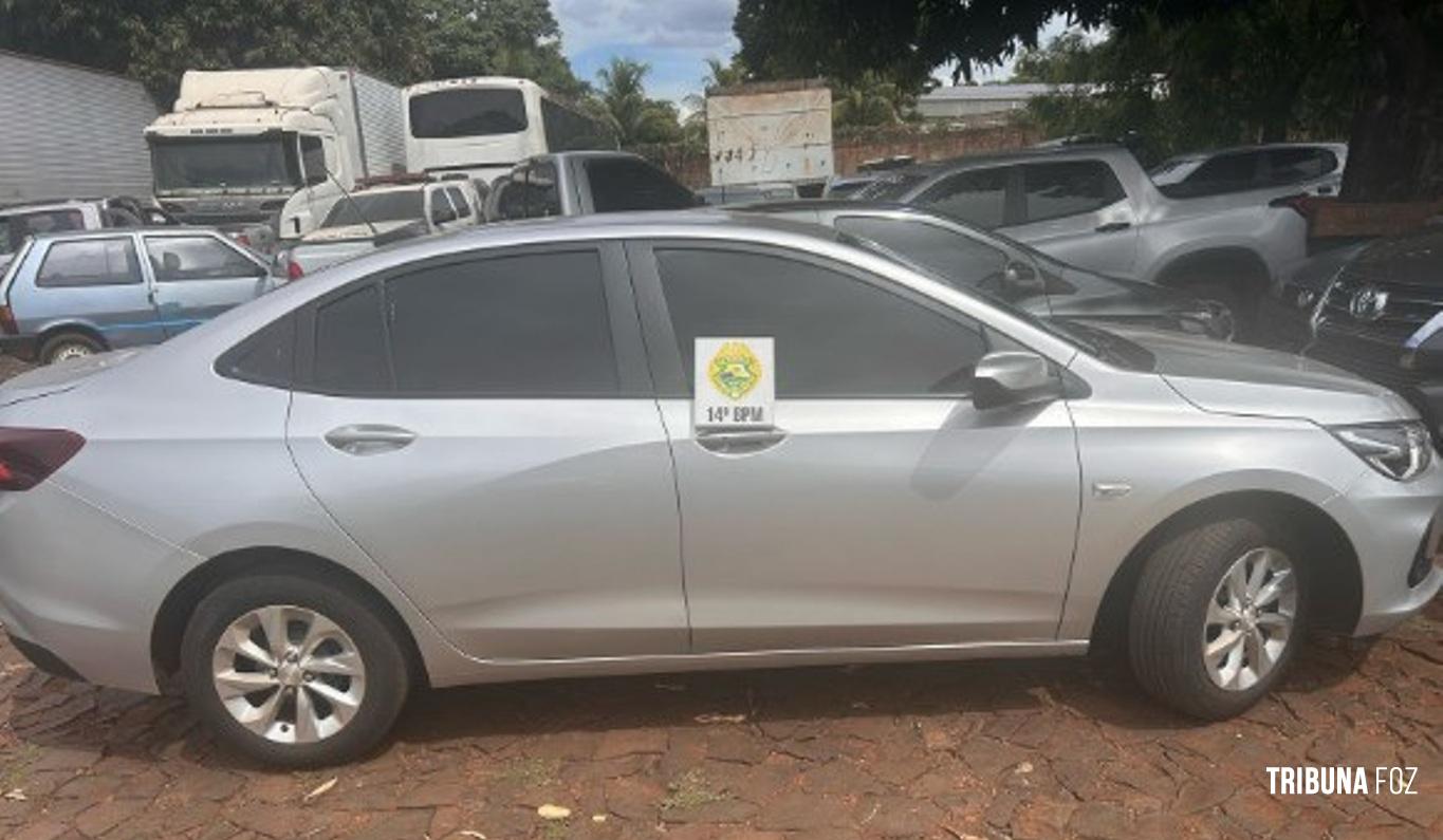 Polícia Militar recupera veículo no Jardim Jupira Polícia Militar recupera veículo no Jardim Jupira