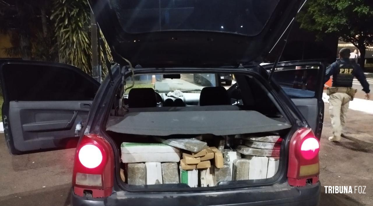 PRF prende condutor com 244 Kg de maconha em STI