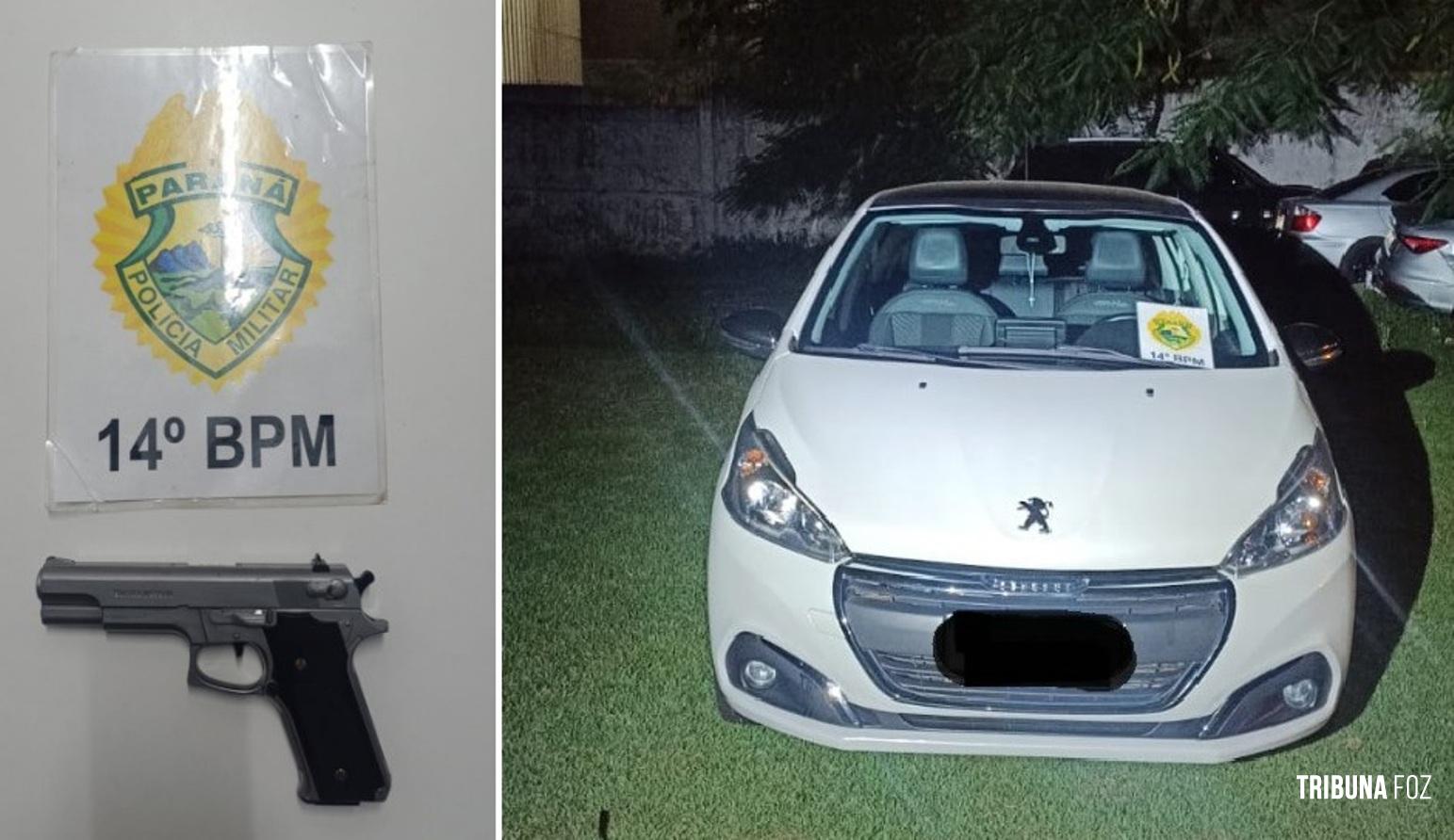 ROCAM prende ladrões de carro de aplicativo no Bairro Vila C durante a madrugada