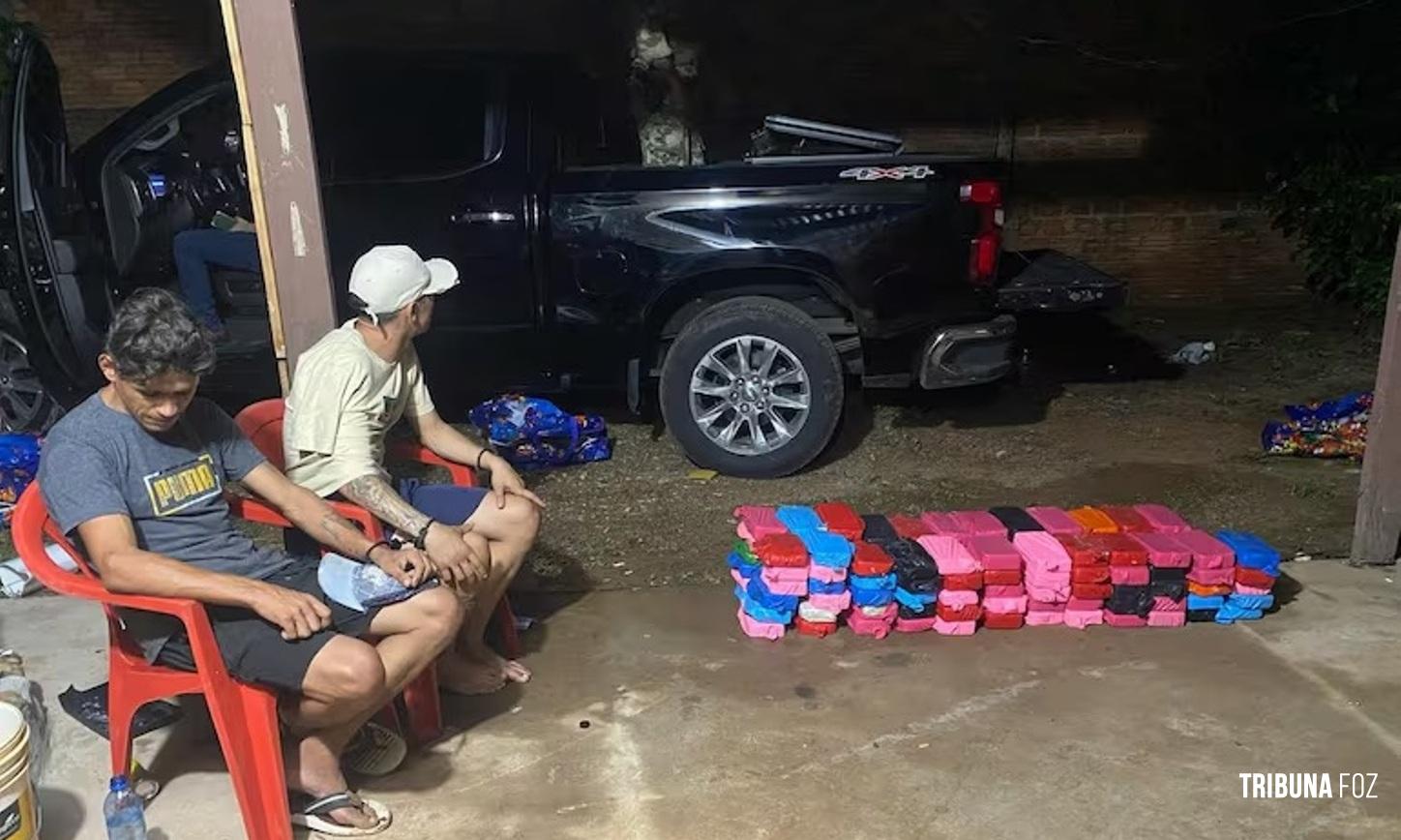 SENAD apreende 285 Kg de cocaína em Ciudad Del Este e prende brasileiro em flagrante SENAD apreende 285 Kg de cocaína em Ciudad Del Este e prende brasileiro em flagrante