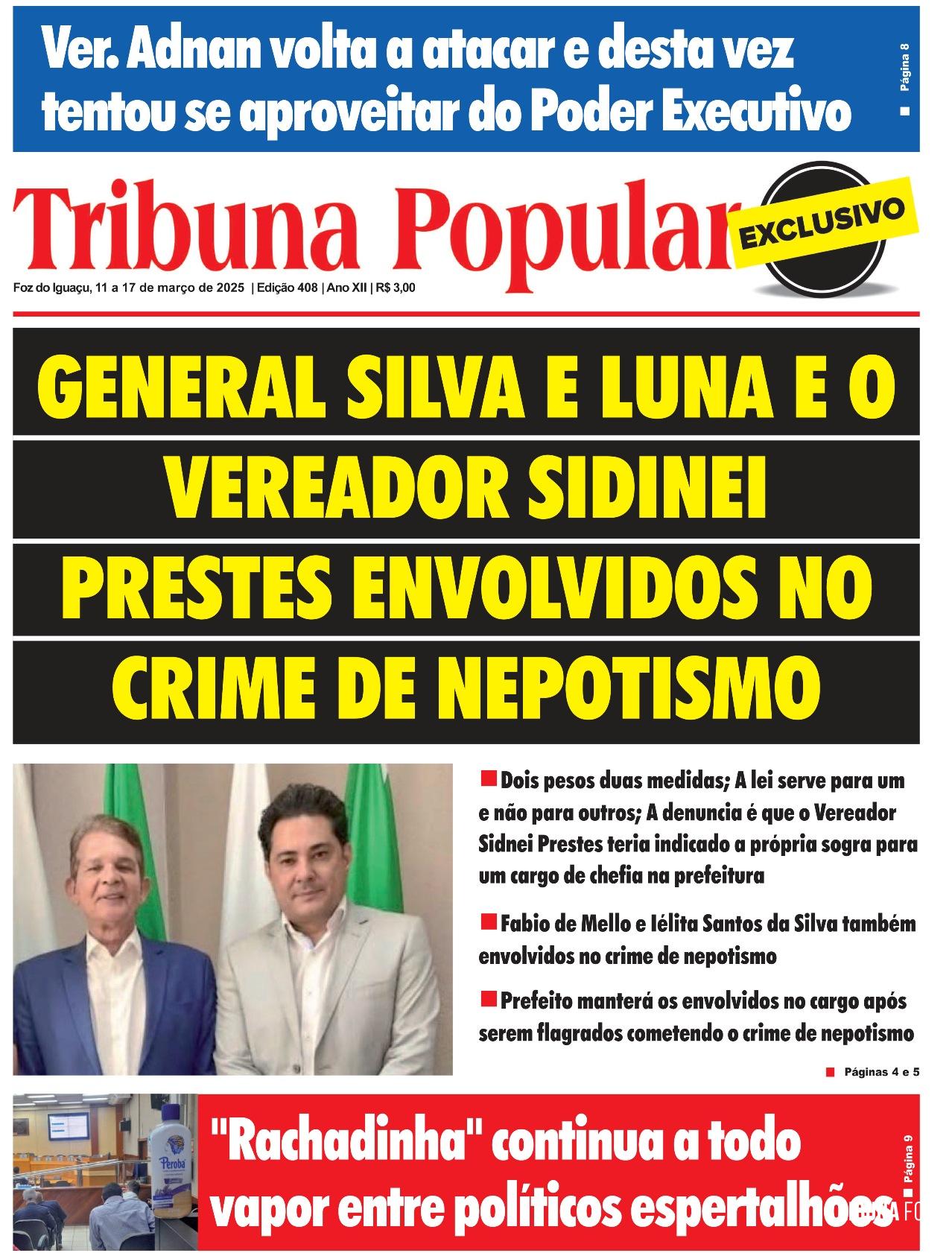 Jornal Tribuna Popular - Edição 408 Jornal Tribuna Popular - Edição 408