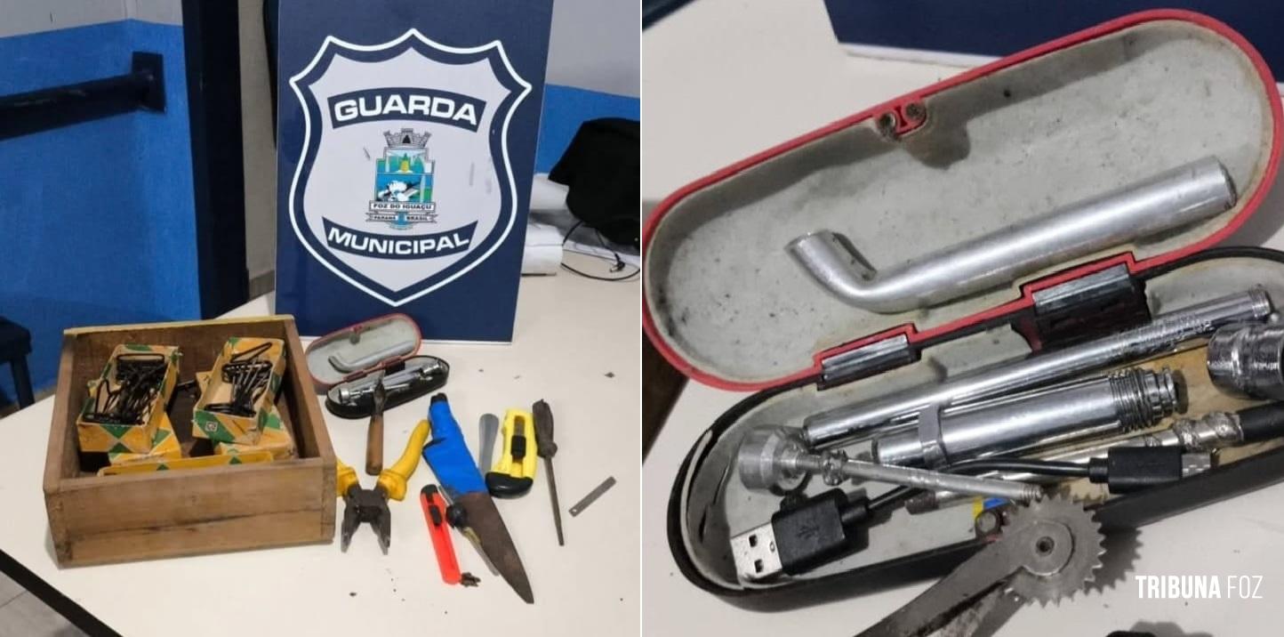 Guardas Municipais prendem homem em flagrante por furto qualificado
