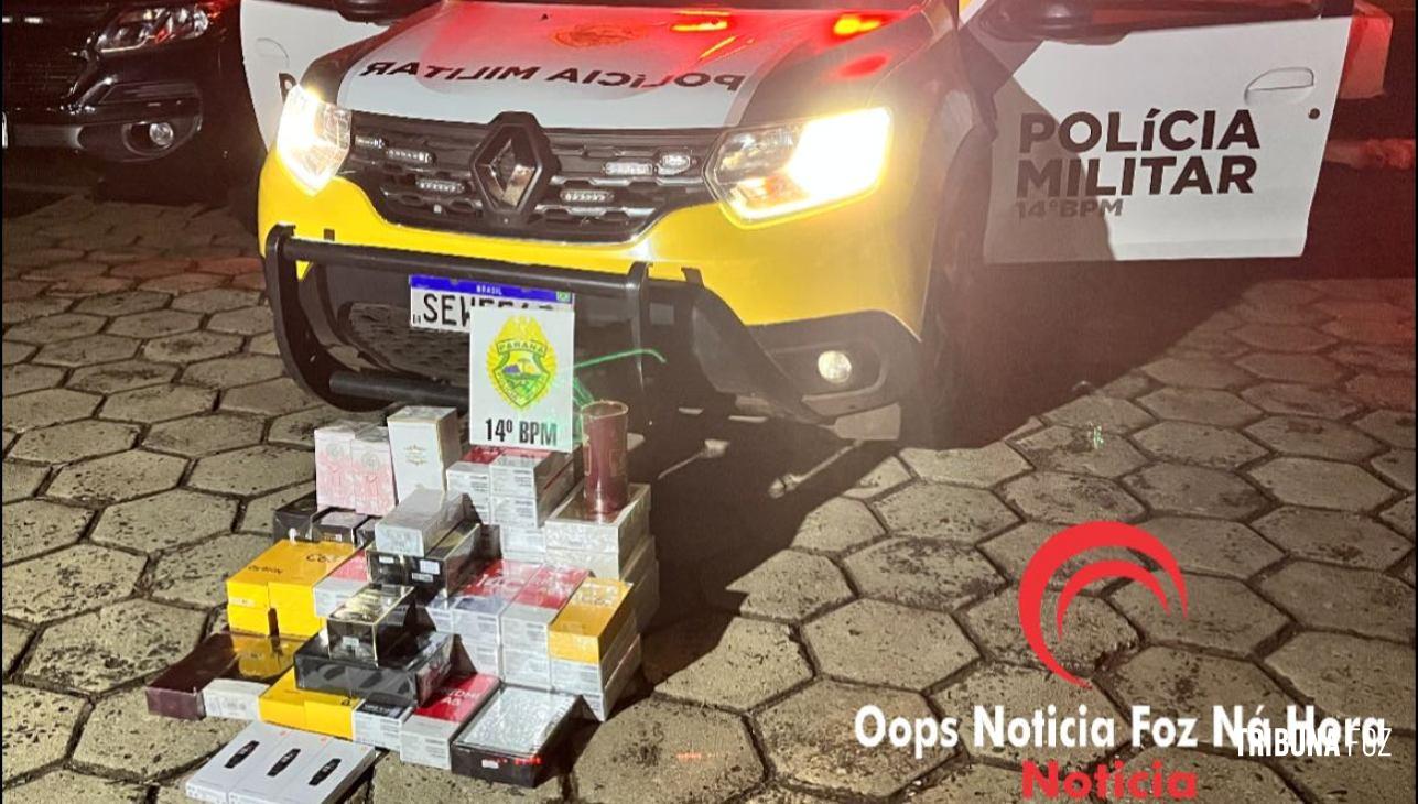 PM recupera mercadoria roubada após perseguição no Bairro Cidade Nova PM recupera mercadoria roubada após perseguição no Bairro Cidade Nova