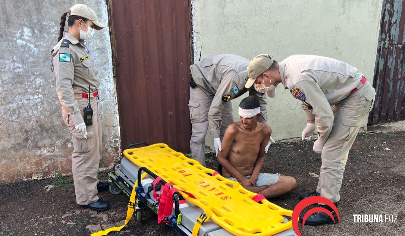 Suspeito de furto é espancado por populares ao tentar levar carro no Parque Pilar Campestre 