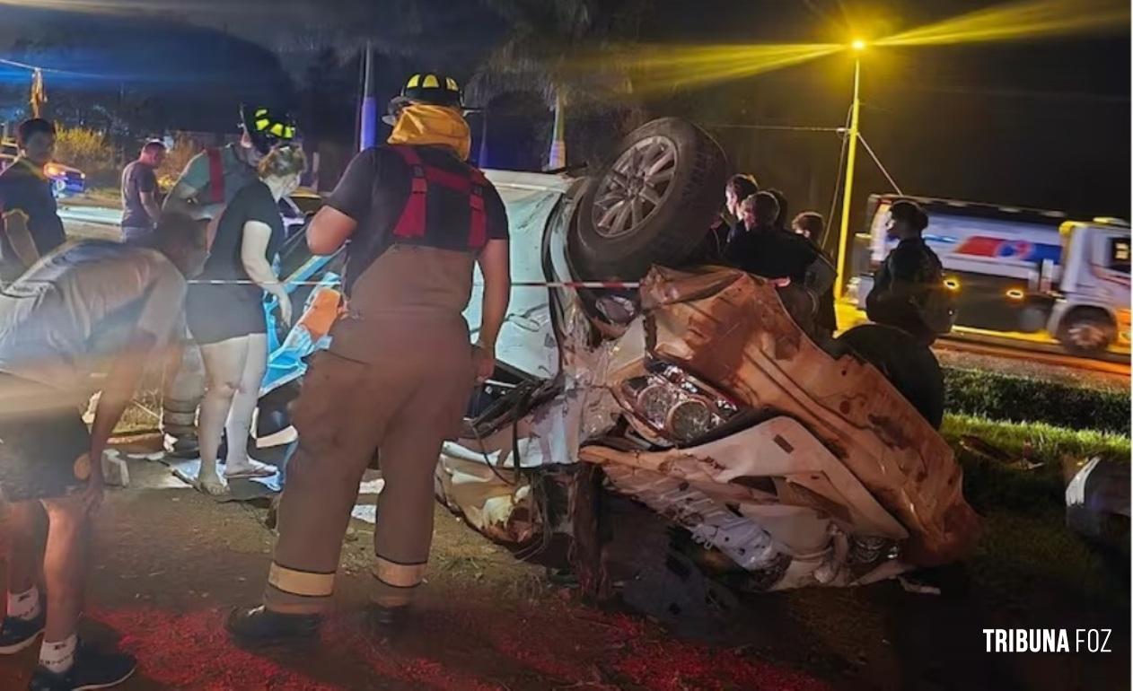 Três mortos após acidente de trânsito em Santa Rita, no Paraguai Três mortos após acidente de trânsito em Santa Rita, no Paraguai