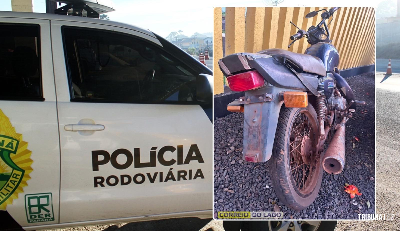 Adolescente de 14 anos é flagrado pilotando motocicleta em alta velocidade e sem placa em Santa Helena Adolescente de 14 anos é flagrado pilotando motocicleta em alta velocidade e sem placa em Santa Helena