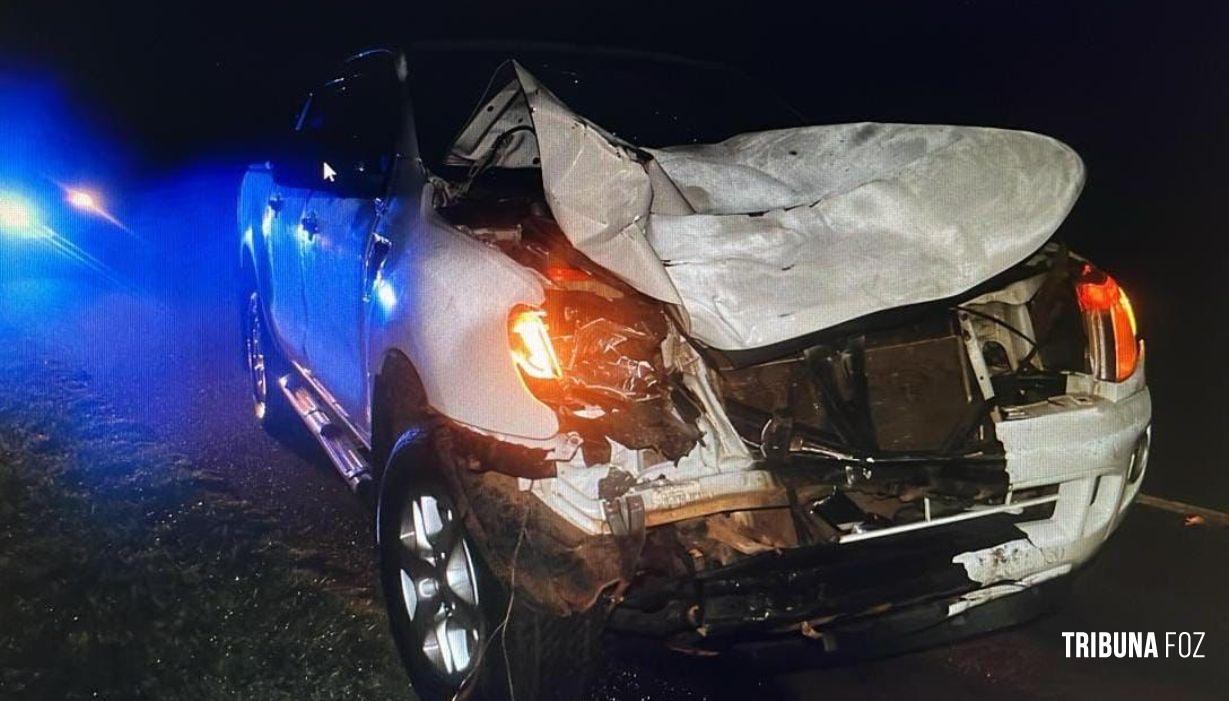 Casal de catador de latinha morre atropelado na BR-277; Condutor estava embriagado Casal de catador de latinha morre atropelado na BR-277; Condutor estava embriagado