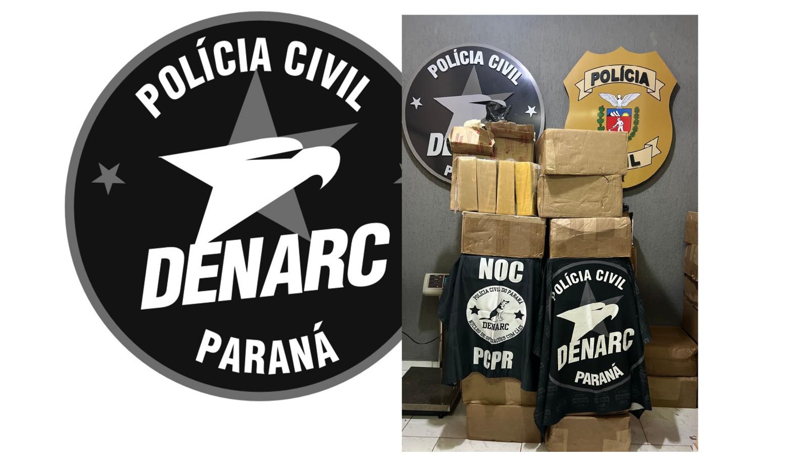 DENARC apreende 807 quilos de maconha em carreta durante operação em São Miguel do Iguaçu DENARC apreende 807 quilos de maconha em carreta durante operação em São Miguel do Iguaçu