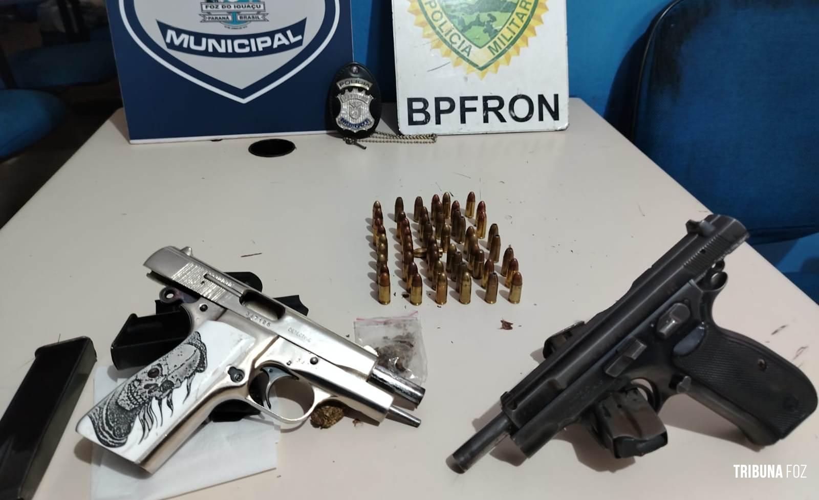 Foragido da Justiça é preso com armas de fogo em operação conjunta em Foz do Iguaçu Foragido da Justiça é preso com armas de fogo em operação conjunta em Foz do Iguaçu