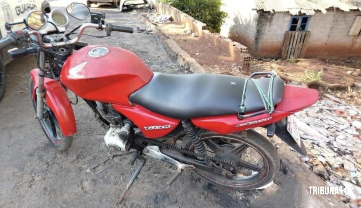 Guarda Municipal apreende moto adulterada na Favela do Bolo Guarda Municipal apreende moto adulterada na Favela do Bolo