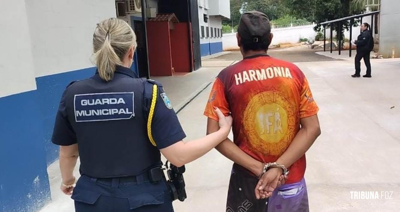Guarda Municipal cumpre mandado de prisão nas proximidades do Bosque Guarani