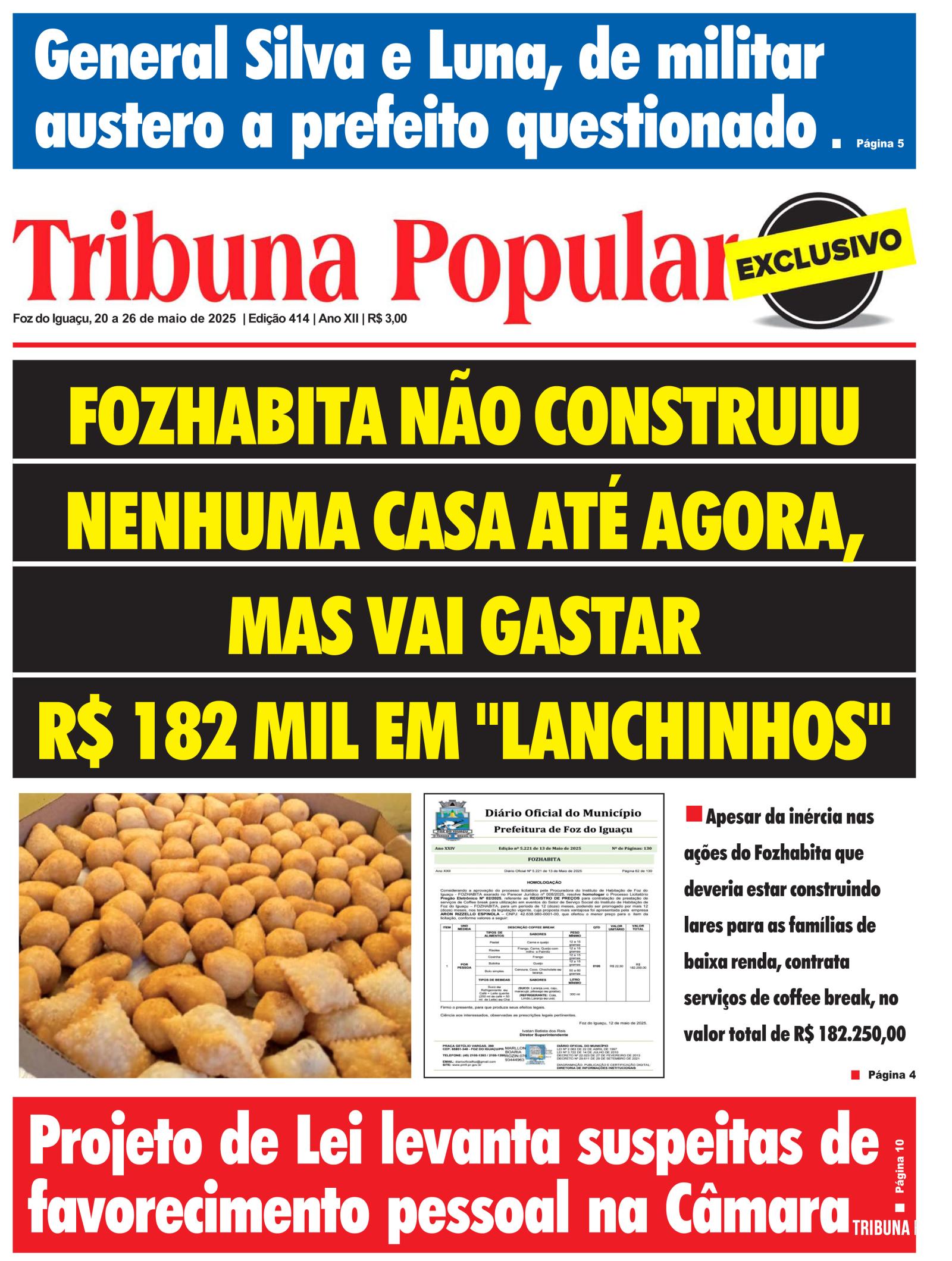 Jornal Tribuna Popular - Edição 414 Jornal Tribuna Popular - Edição 414