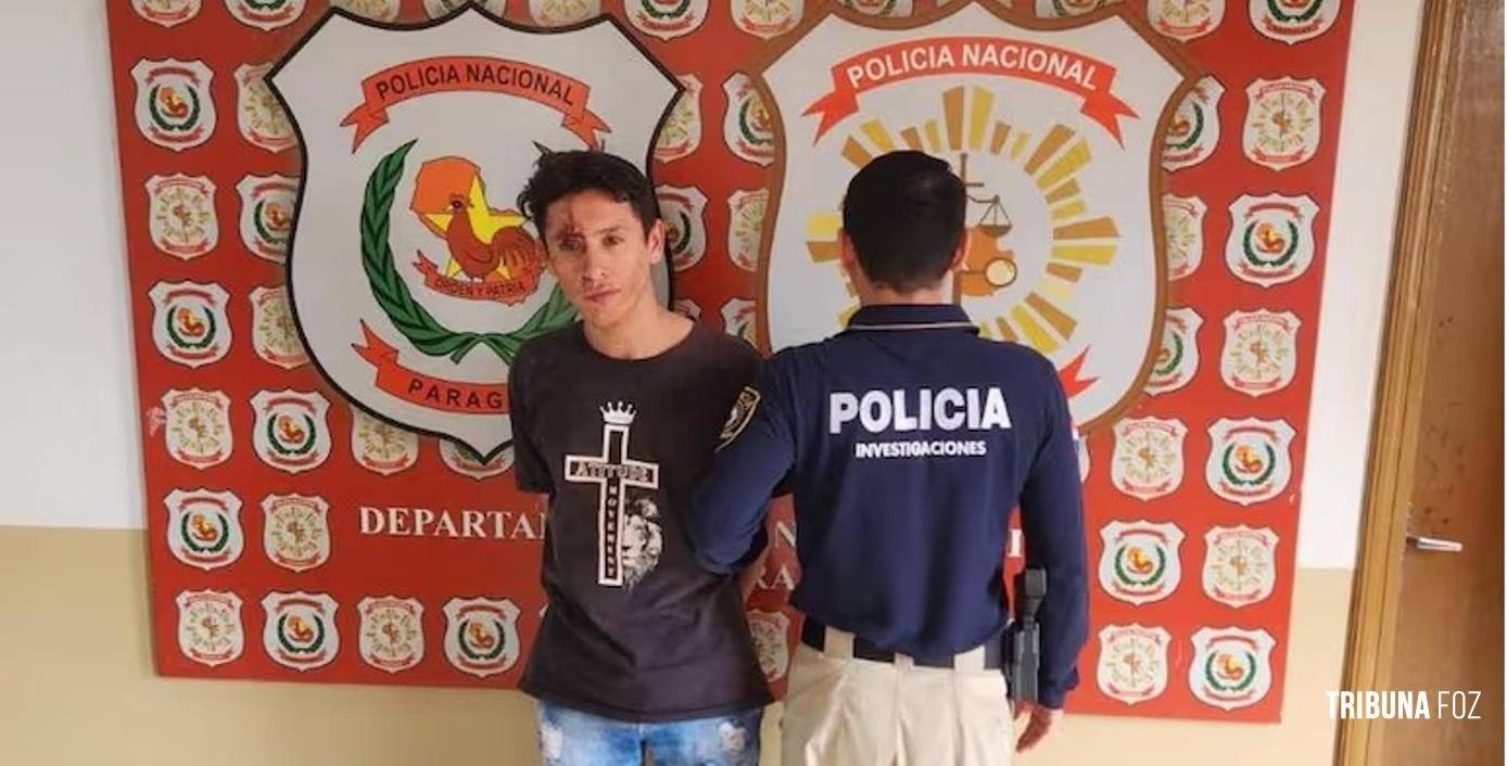 Jovem é preso após matar o amigo a pedradas após bebedeira em Minga Guazu, no Paraguai