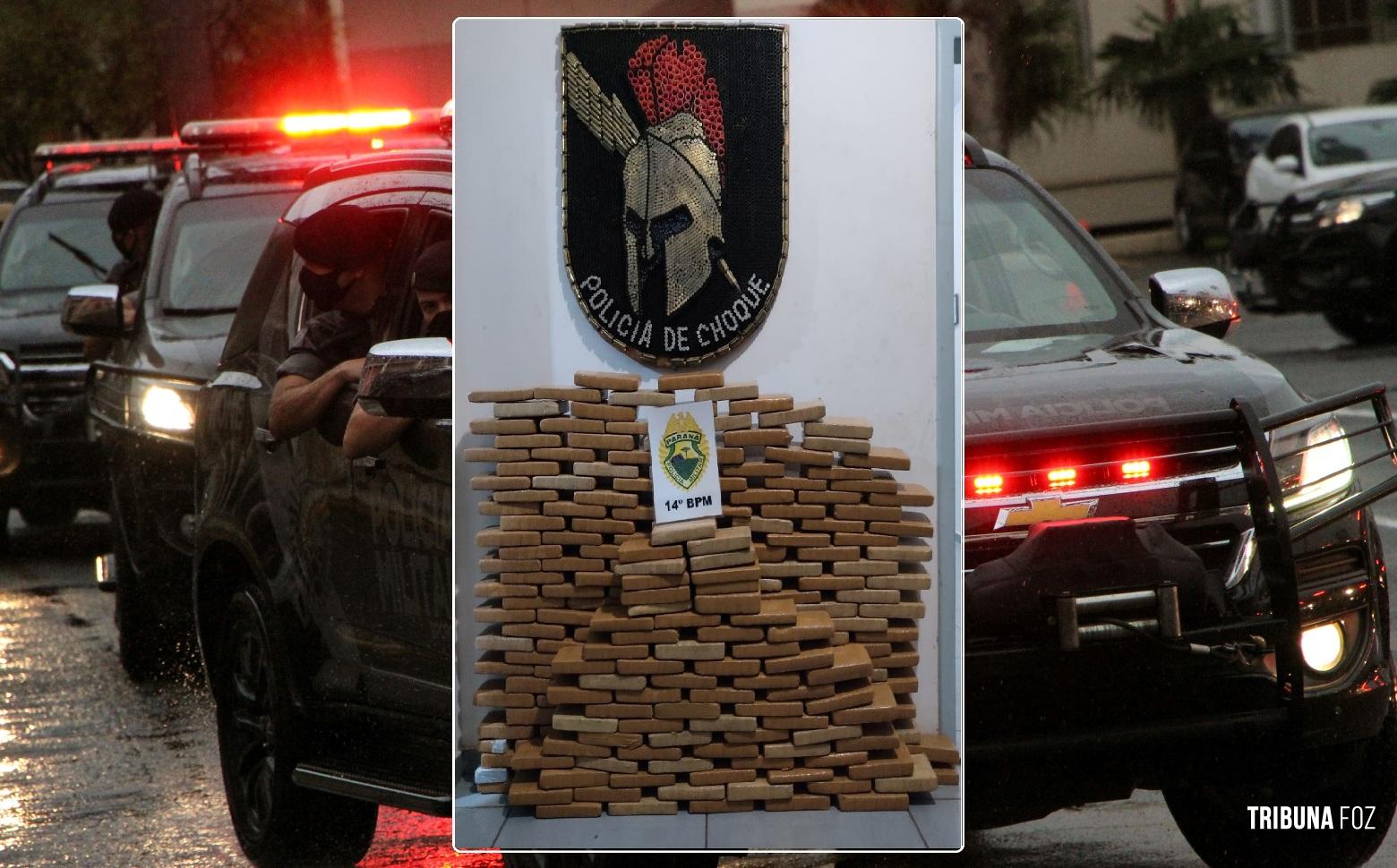 Militares do CHOQUE/CAMIL apreendem 145,2 Kg de maconha na BR-277 em Foz do Iguaçu Militares do CHOQUE/CAMIL apreendem 145,2 Kg de maconha na BR-277 em Foz do Iguaçu