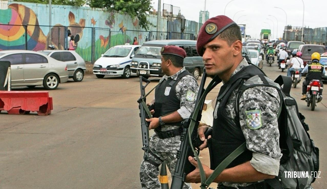 Ministério da Justiça autoriza o uso da Força Nacional em Foz do Iguaçu Ministério da Justiça autoriza o uso da Força Nacional em Foz do Iguaçu