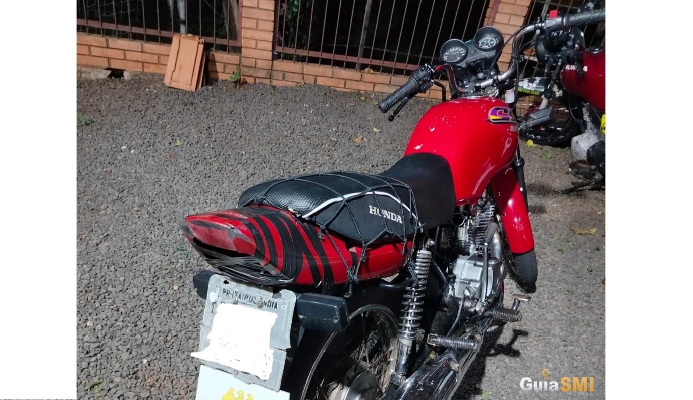 Motociclista sem habilitação é flagrado durante patrulhamento em Itaipulândia Motociclista sem habilitação é flagrado durante patrulhamento em Itaipulândia