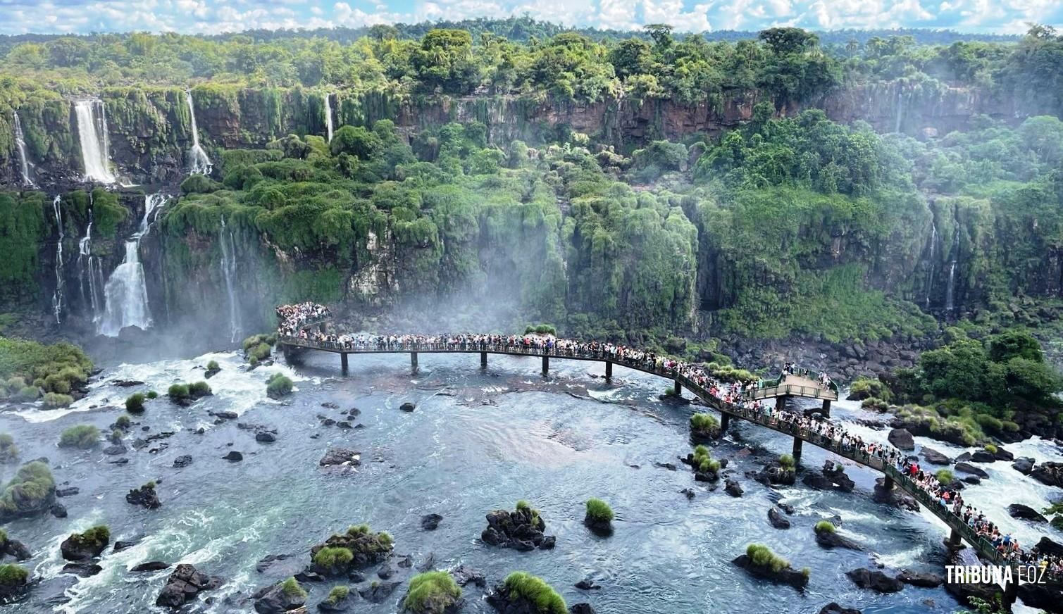 Parque Nacional do Iguaçu recebeu mais de 160 mil visitantes em abril Parque Nacional do Iguaçu recebeu mais de 160 mil visitantes em abril