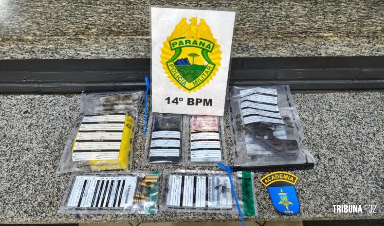 PM apreende maconha, cocaína e arma de fogo no Bairro Cidade Nova em Foz do Iguaçu PM apreende maconha, cocaína e arma de fogo no Bairro Cidade Nova em Foz do Iguaçu