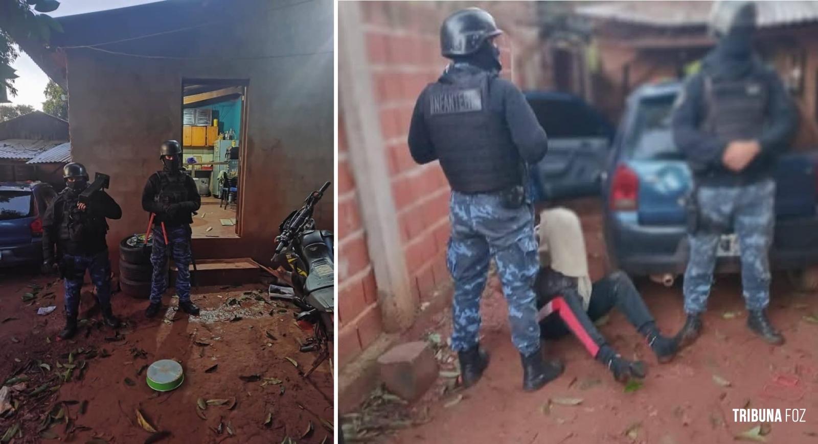 Policia de Misiones prende dois traficantes que vendias drogas em Puerto Iguazu