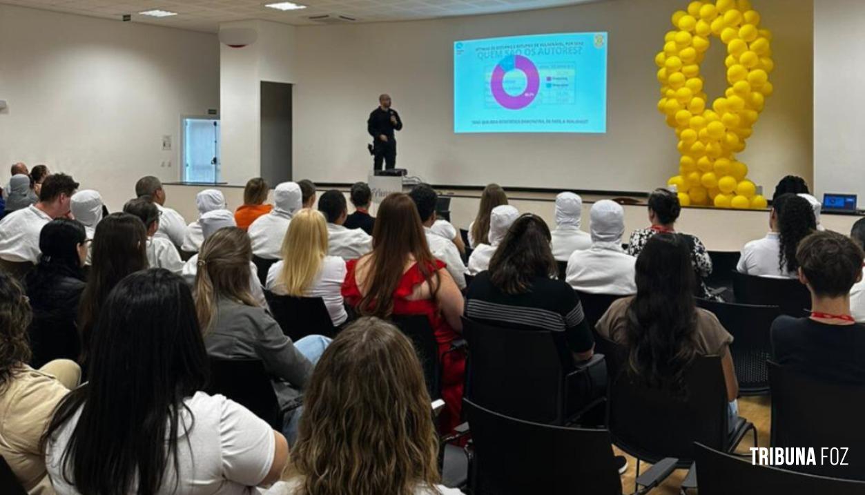 Policia Federal realiza palestra de prevenção ao abuso infanto-juvenil em indústria de grande porte no Paraná Policia Federal realiza palestra de prevenção ao abuso infanto-juvenil em indústria de grande porte no Paraná