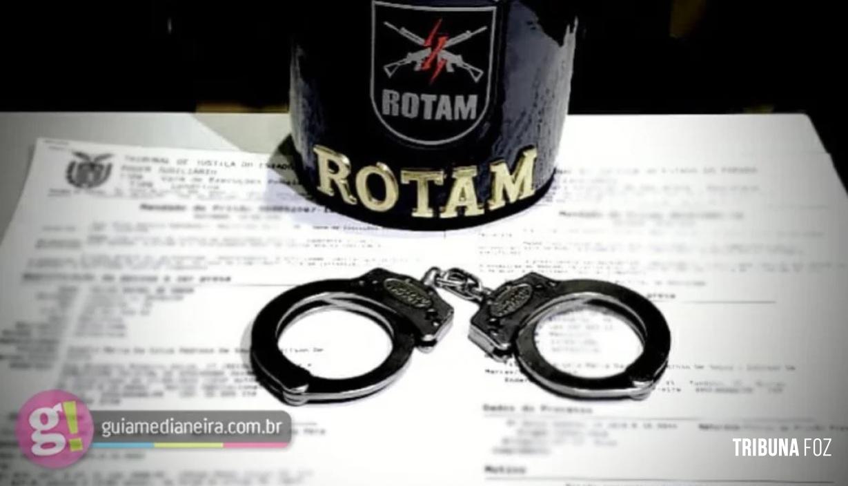 ROTAM prende homem condenado por estupro em Medianeira ROTAM prende homem condenado por estupro em Medianeira