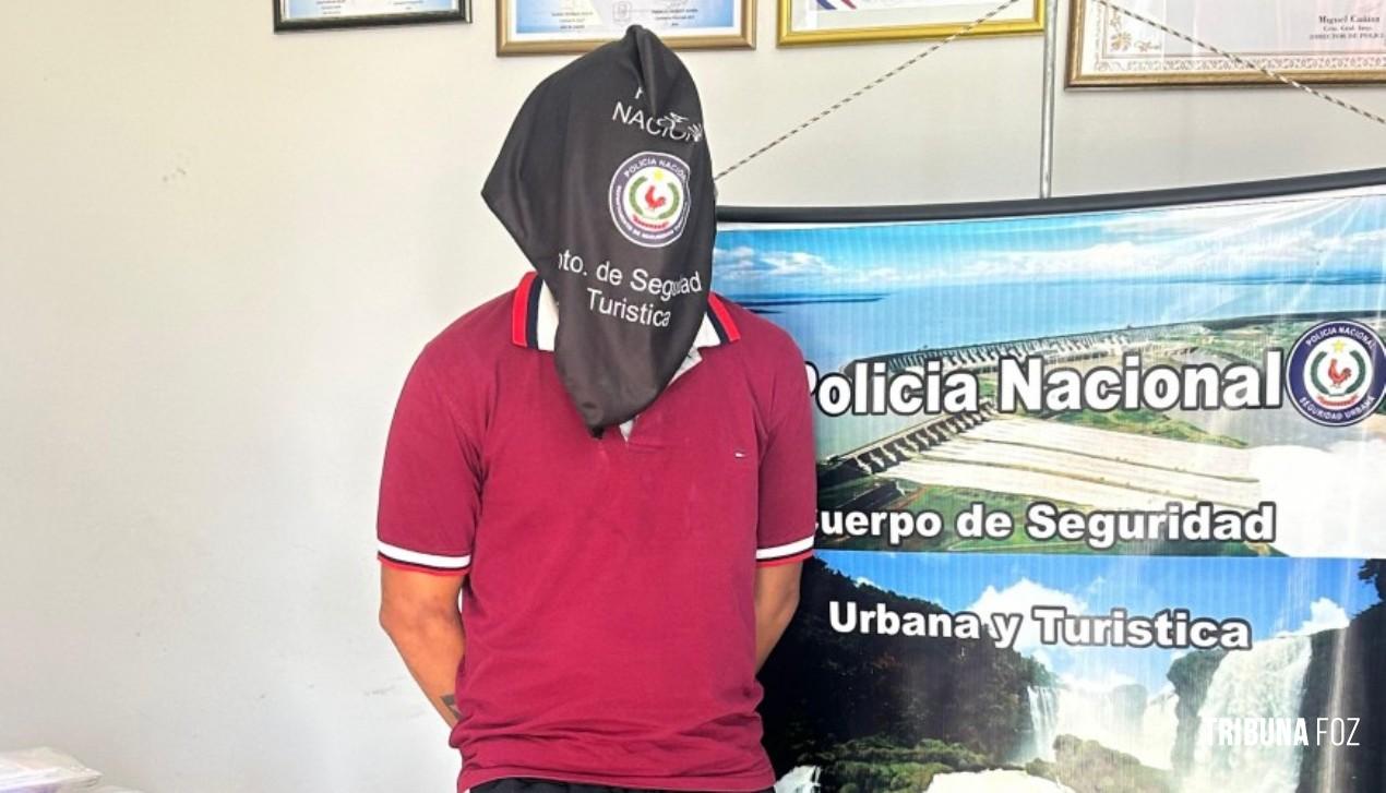 Vendedor ambulante é preso no centro de Ciudad Del Este vendendo maconha
