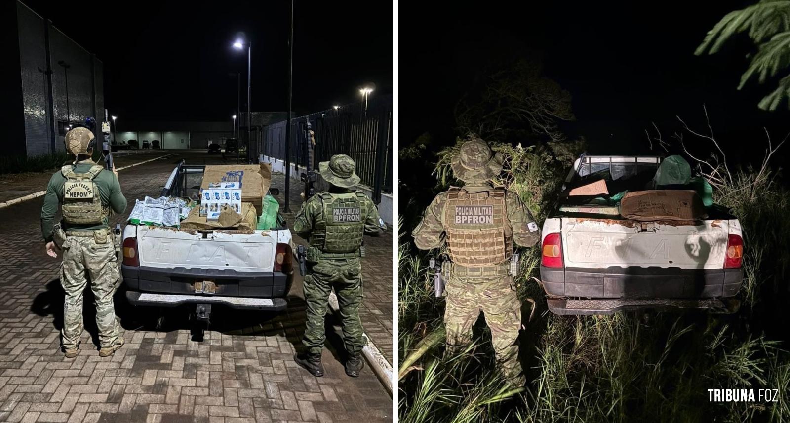 BPFRON e PF apreendem veículo carregado com cigarros e defensivos agrícolas em Mercedes BPFRON e PF apreendem veículo carregado com cigarros e defensivos agrícolas em Mercedes