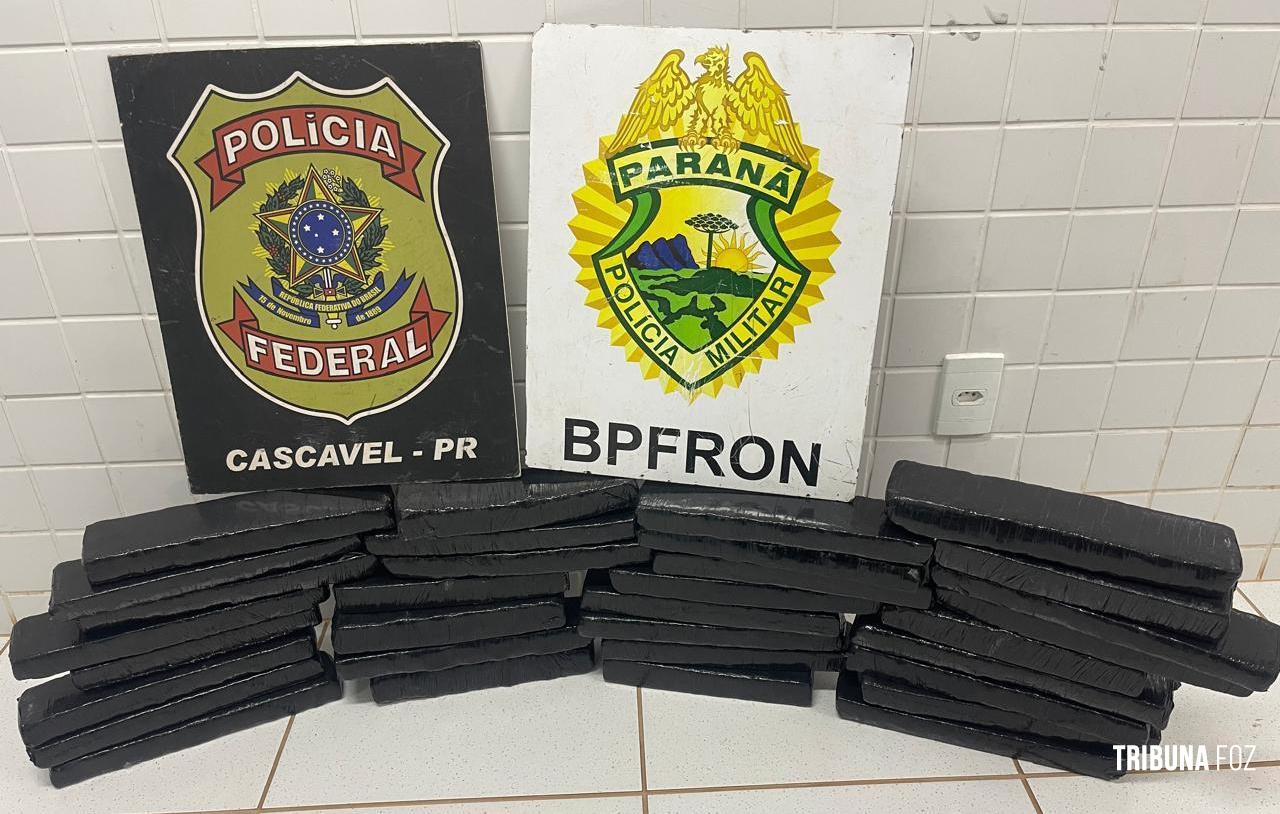BPFRON e PF prendem homem transportando maconha em ônibus na Rodoviária de Céu Azul BPFRON e PF prendem homem transportando maconha em ônibus na Rodoviária de Céu Azul