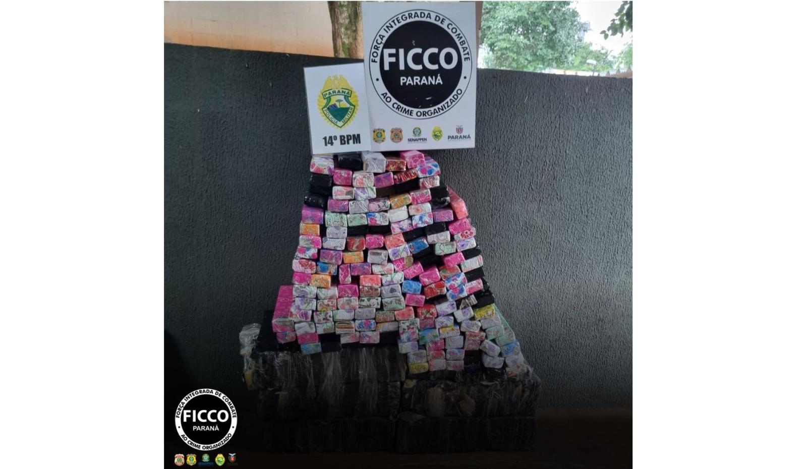 FICCO/PR apreende 220 quilos de maconha em Foz do Iguaçu