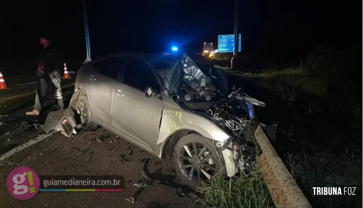 Homem morre em grave acidente na BR-277, em Céu Azul Homem morre em grave acidente na BR-277, em Céu Azul