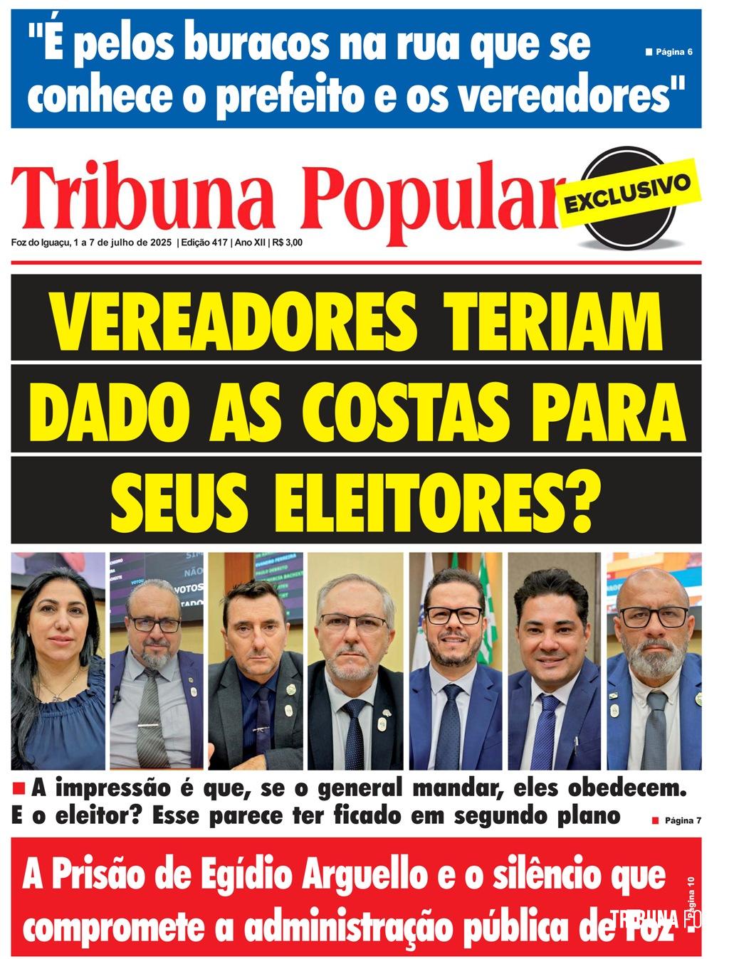 Jornal Tribuna Popular - Edição 417 Jornal Tribuna Popular - Edição 417