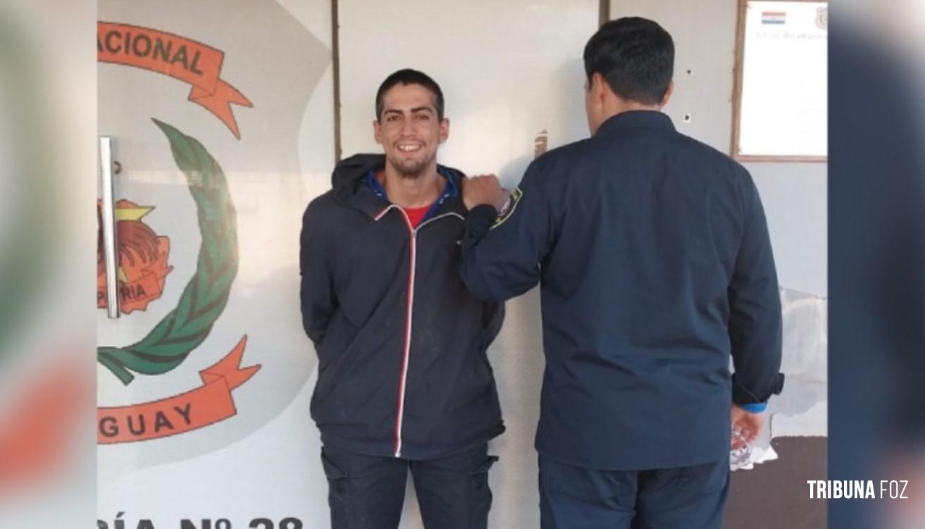 Ladrão é preso após sofrer acidente de trânsito em Ytakyry, no Paraguai Ladrão é preso após sofrer acidente de trânsito em Ytakyry, no Paraguai