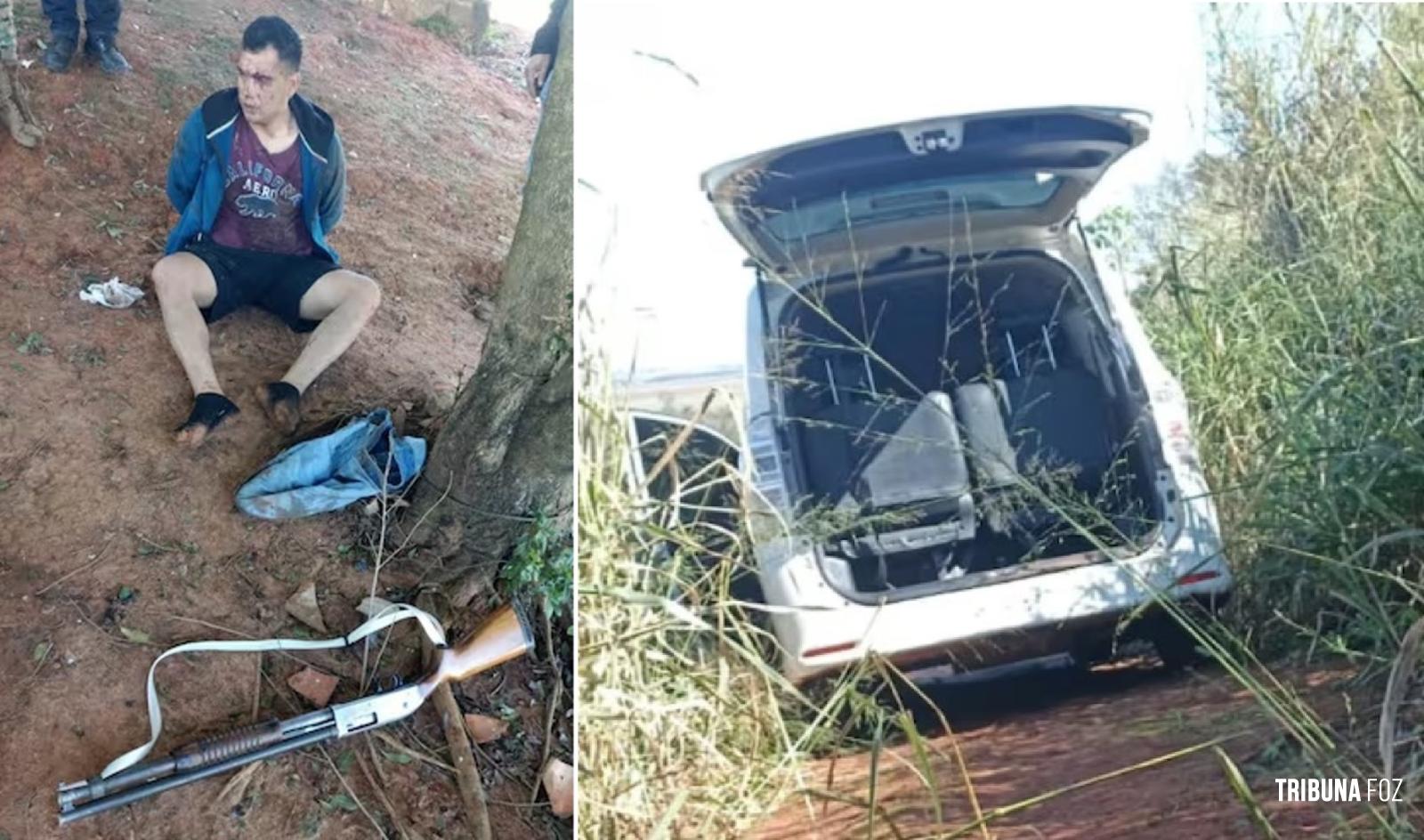 Milionário assalto no Paraguai termina com um assaltante preso após confronto armado Milionário assalto no Paraguai termina com um assaltante preso após confronto armado