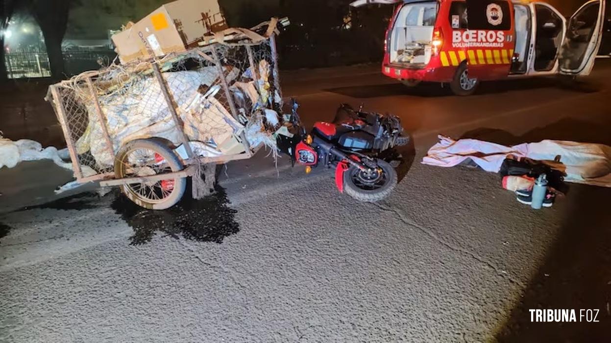Motociclista de23 anos morre após colisão durante a madrugada em Hernandárias Motociclista de23 anos morre após colisão durante a madrugada em Hernandárias