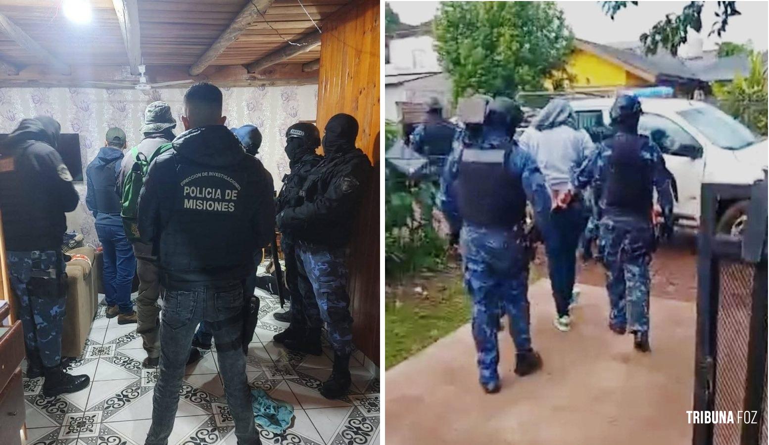 Policia Argentina prende ladrões que operavam com apoio logístico do lado paraguaio da fronteira Policia Argentina prende ladrões que operavam com apoio logístico do lado paraguaio da fronteira