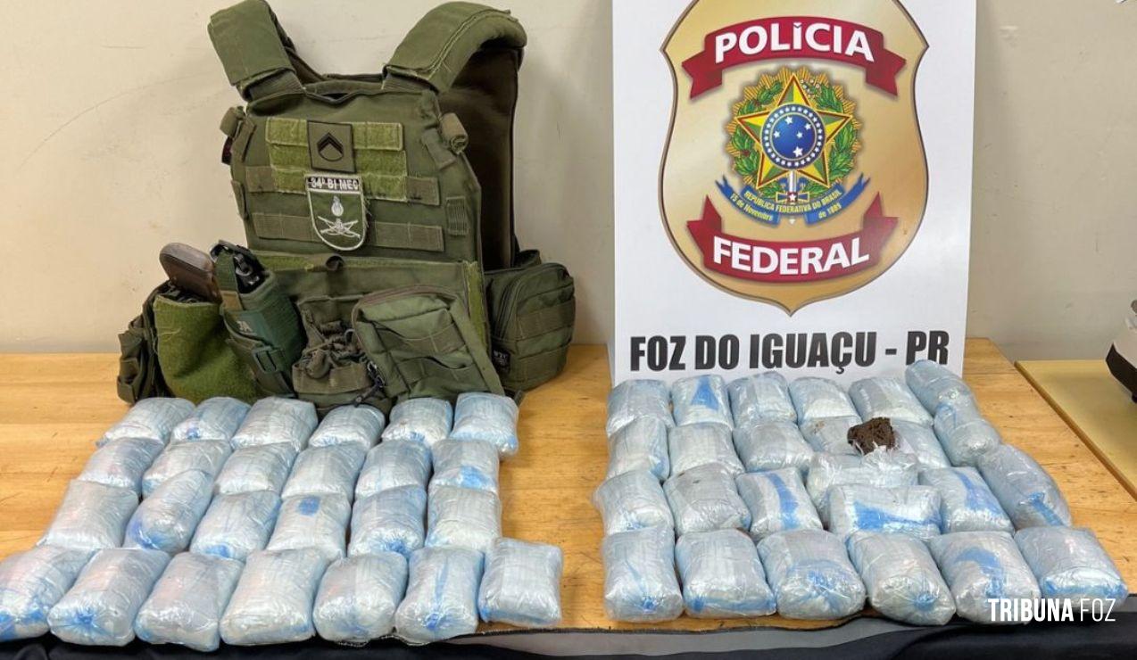 Policia Federal e Exercito Brasileiro prendem duas passageiras com haxixe em ônibus interestadual Policia Federal e Exercito Brasileiro prendem duas passageiras com haxixe em ônibus interestadual