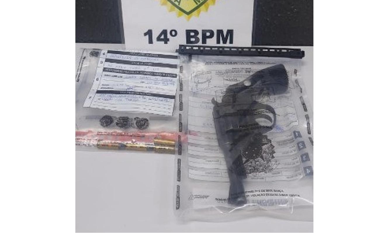 Polícia Militar apreende arma de fogo no Bairro Morumbi