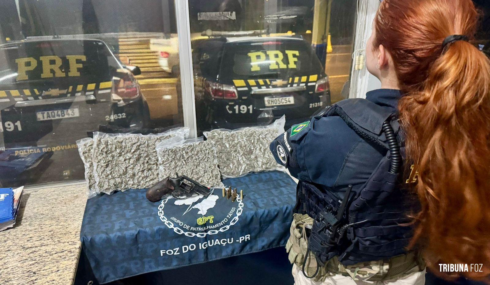 PRF apreende drogas e arma de fogo durante início do feriado de Corpus Christi no Paraná PRF apreende drogas e arma de fogo durante início do feriado de Corpus Christi no Paraná