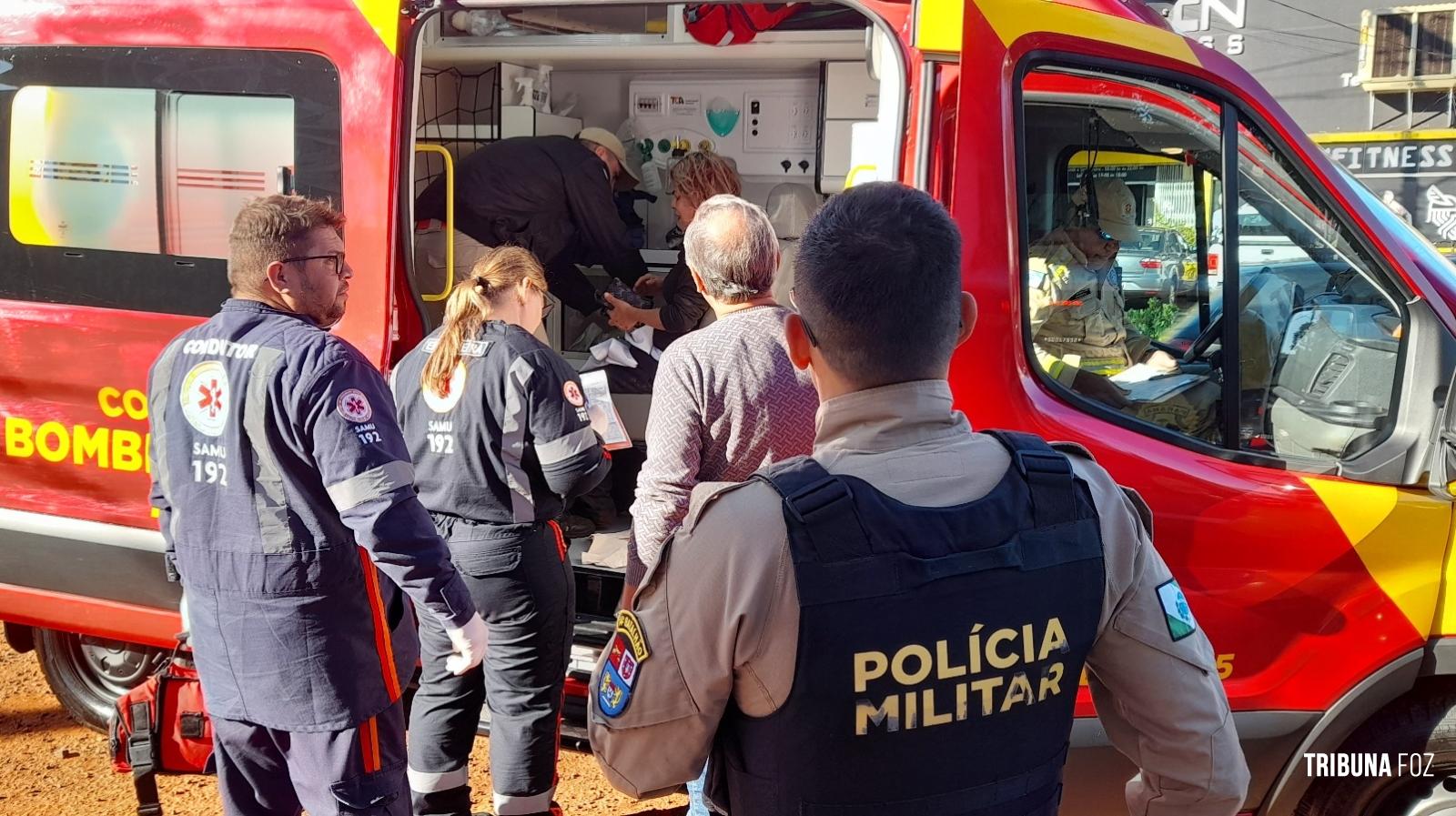 Siate socorre vitima de agressão no Porto Meira e três agressores são presos pela PM Siate socorre vitima de agressão no Porto Meira e três agressores são presos pela PM